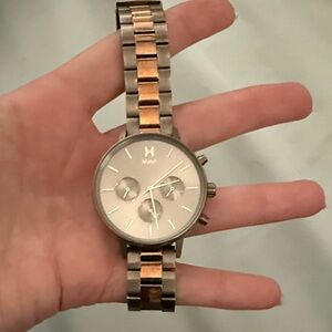 MVMT Two-Tone Silver and Gold Watch